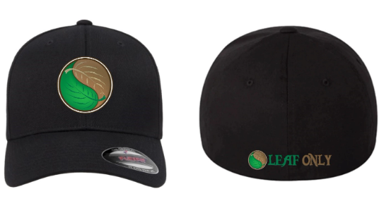 Leaf Only - (D1) Circle Leaf - Hat: Flexfit 6277 (2 Locations)