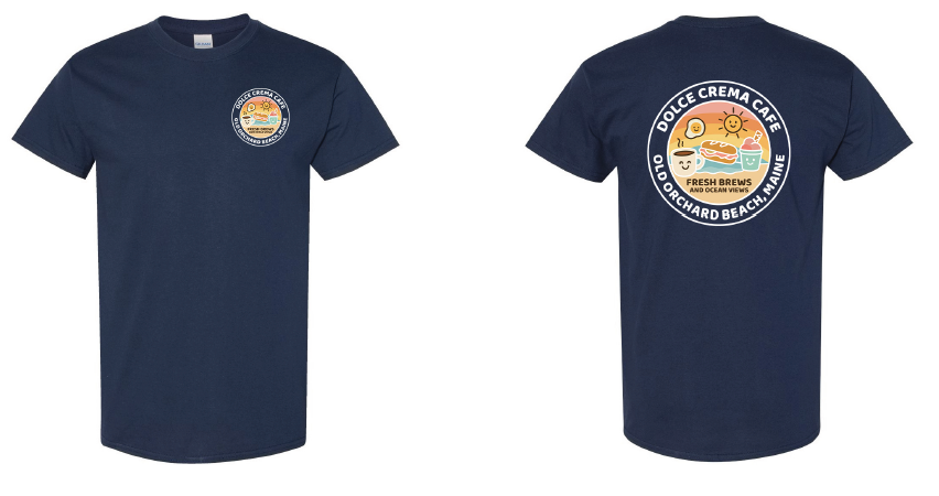 Dolce Crema Cafe - T-Shirt: Gildan 5000 (2 Locations)