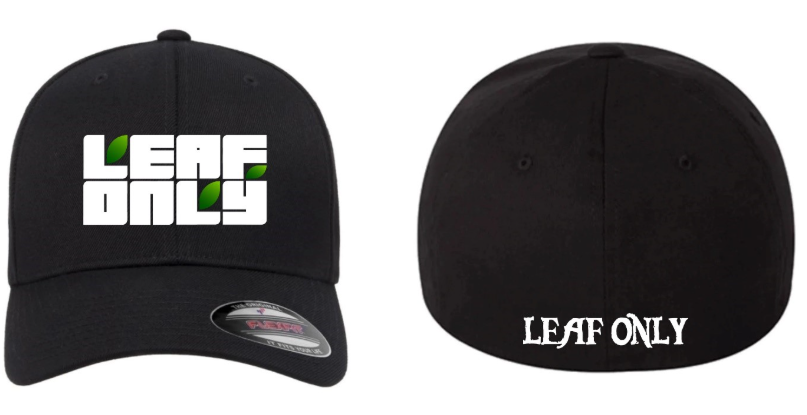 Leaf Only - (D2) Leaf Only Text - Hat: Flexfit 6277 (2 Locations)
