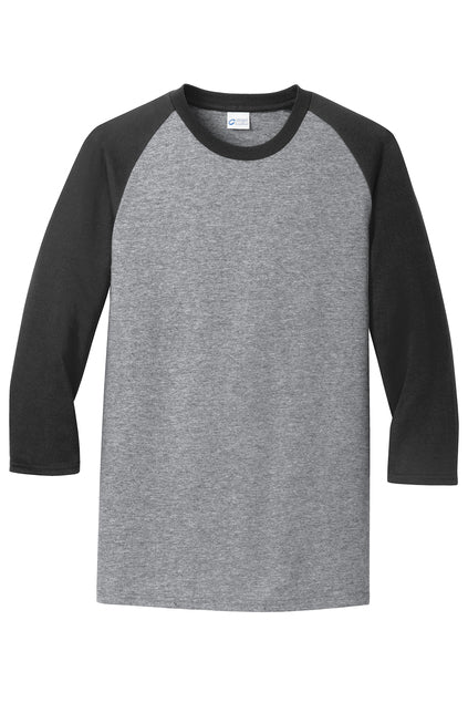 Jag Strong Gym: T-Shirt 3/4 - D06 - Port & Co PC55RS (2 Locations)