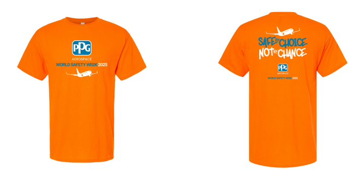 PPG Industries: 2025 Safety Week: T-Shirt - M&O 4800 (2 Locations)