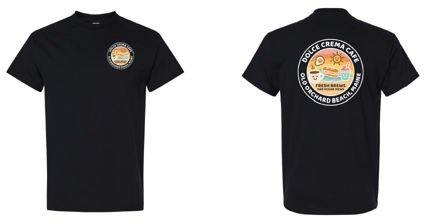 Dolce Crema Cafe - T-Shirt: Gildan 5000 (2 Locations)